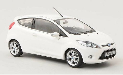 Ford Fiesta ST 1/43 Minichamps Mk VII blanche 3-Turer 2008 miniature