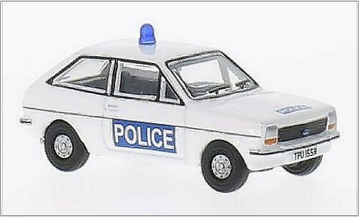 Ford Fiesta Flotte 1/76 Oxford MkI Essex Police RHD miniature