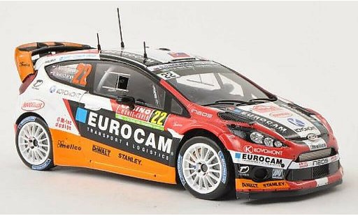 Ford Fiesta WRC 1/43 Spark No.22 Slovakia WRT Rally Monte Carlo 2014 /E.Melicharek miniature