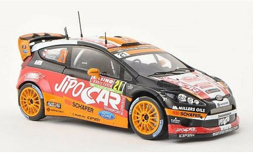 Ford Fiesta WRC 1/43 Spark No.21 Jipocar Czech National Team Rally Monte Carlo 2014 /M.Ernst miniature