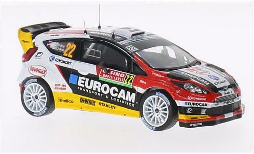 Ford Fiesta WRC 1/43 IXO No.22 Eurocam Rallye Monte-Carlo 2014 /E.Melicharek miniature
