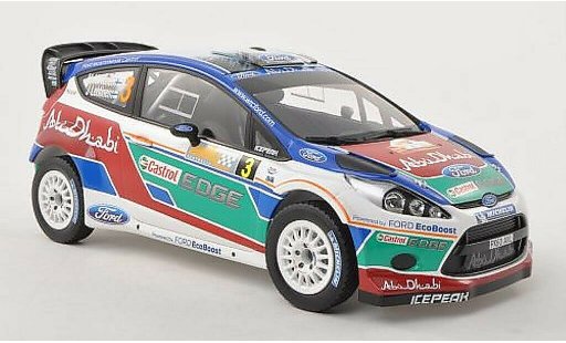 Ford Fiesta WRC 1/18 Minichamps No.3 Abu Dhabi Rally Australien 2011 /J.Lehtinen miniature