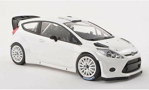 Ford Fiesta WRC 1/18 Minichamps Street blanche 2011 miniature