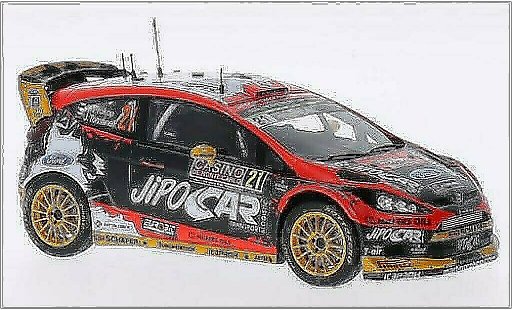 Ford Fiesta WRC 1/43 Spark No.21 Czech National Team Jipocar Rallye Monte-Carlo 2015 /J.Tomanek miniature