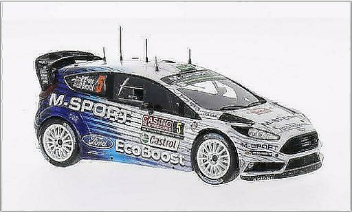 Ford Fiesta WRC 1/43 Spark No.5 M-Sport World Rally Team Rally Monte Carlo 2015 /D.Barritt miniature