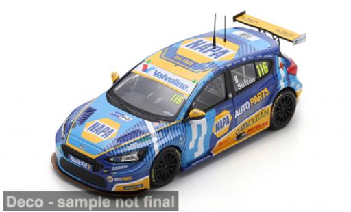 Ford Focus 1/43 Spark BTCC 2025 #116 A.Sutton 1:43 miniature