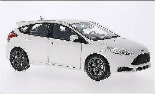 Ford Focus ST 1/18 Minichamps MkIII blanche 2011 miniature