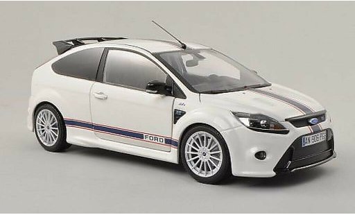 Ford Focus RS 1/18 Minichamps Le Mans Classic Edition blanche/bleu 2010 miniature