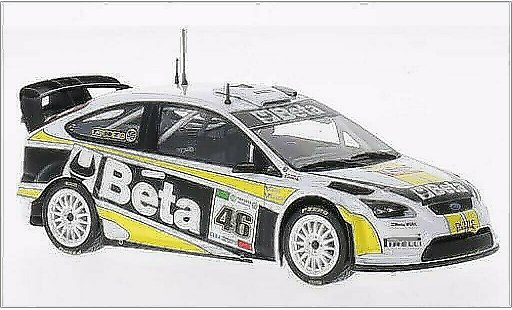 Ford Focus RS 1/43 Minichamps WRC No.46 M-Sport Beta WRC Rallye Monza 2008 /C.Cassina miniature