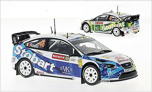 Ford Focus RS 1/43 Minichamps WRC No.46 M-Sport Stobart WRC Rallye Wales 2008 /C.Cassina miniature