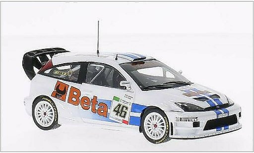 Ford Focus RS WRC 1/43 Minichamps No.46 Beta Rallye Monza 2007 miniature