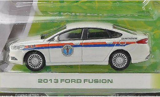 Ford Fusion Fleet 1/64 Greenlight N.Y. Department of Sanitation 2013 miniature