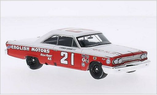 Ford Galaxy Berline 1/43 Spark No.21 English Motors Daytona 500 1963 miniature