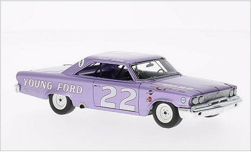 Ford Galaxy Berline 1/43 Spark No.22 Darlington 1963 miniature