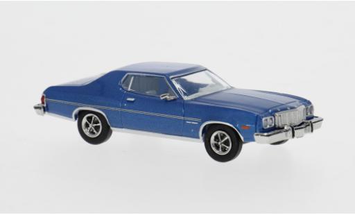 Ford Gran Torino 1/87 Brekina bleue 1976 1:87 miniature