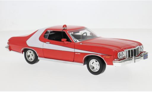 Ford Gran Torino 1/24 Greenlight rouge/blanche 1976 1:24 miniature