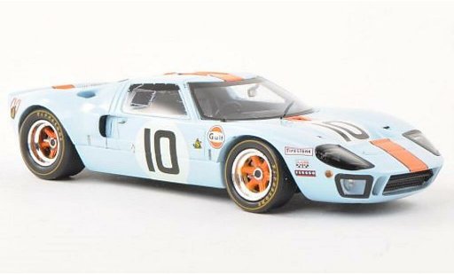 Ford GT40 Mk I 1/43 Spark GT 40 No.10 Gulf 24h Le Mans 1968 /D.Hopps miniature