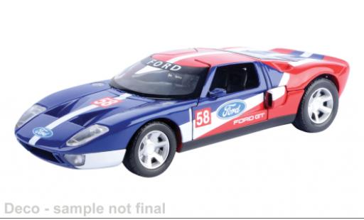 Ford GT 1/24 Motormax Concept bleue/rouge 1:24 miniature