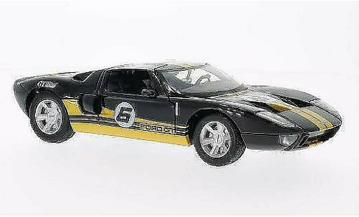 Ford GT Concept 1/24 Motormax No.6 noire/jaune miniature
