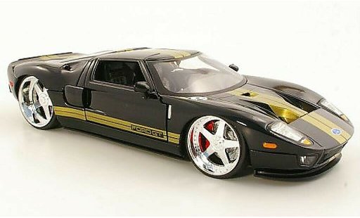 Ford GT Berlinetta 1/24 Jada Toys noire/gold 2005 miniature