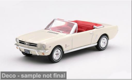 Miniature Ford Mustang Cabriolet beige/rouge 1964 James Bond - Goldfinger 1/64 Mini GT