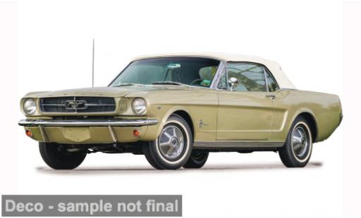 Ford Mustang 1/43 IXO America Cabriolet gold/beige 1965 1:43 miniature