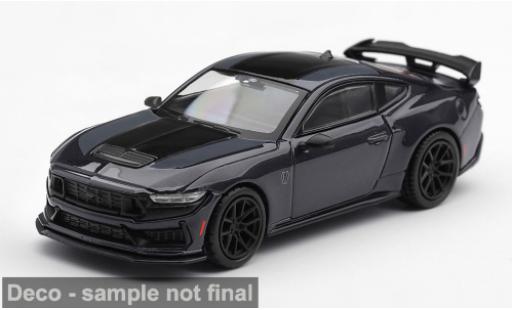 Ford Mustang 1/64 Mini GT Dark Horse bleue 2025 1:64 miniature