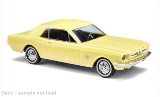 Ford Mustang 1/87 Busch jaune 1964 1:87 miniature