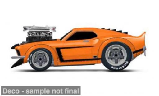 Ford Mustang 1/64 Maisto GT orange 1969 1:64 miniature