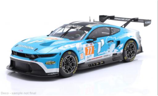 Ford Mustang 1/18 IXO GT3 24h Daytona 2024 Porsche Penske Motorsport #77 B.Barker/R.Hardwick 1:18 miniature