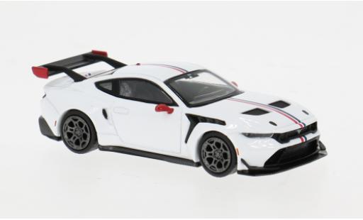 Ford Mustang 1/64 Mini GT GTD blanche 2025 1:64 miniature