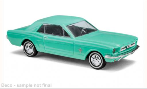 Ford Mustang 1/87 Busch turquoise 1964 1:87 miniature