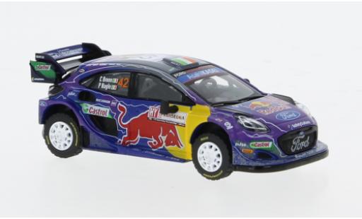 Ford Puma 1/64 Mini GT Rally1 #42 1:64 miniature