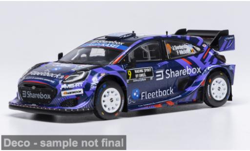 Ford Puma 1/43 IXO Rally1 WRC Rally Schweden 2025 #9 J.Serderidis/F.Miclotte 1:43 miniature