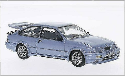 Ford Sierra Cosworth 1/43 WhiteBox 500 metallise bleu RHD miniature