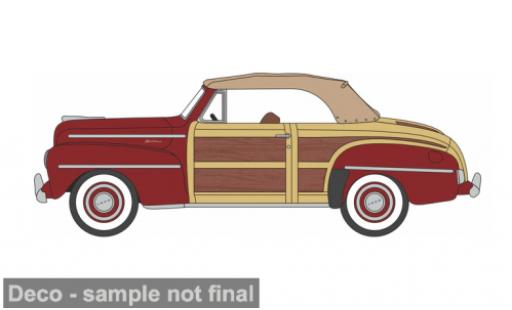 Ford Sportsman 1/87 Oxford rouge 1946 1:87 miniature
