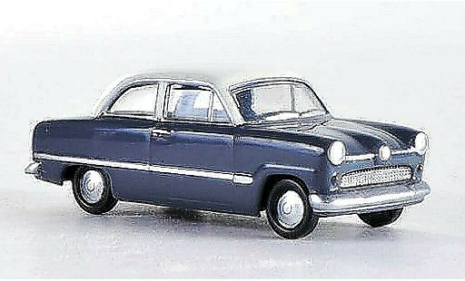 Ford Taunus 12M 1/87 Herpa grise/blanche miniature