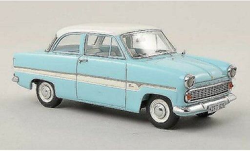 Ford Taunus 12M 1/43 Neo Berline bleu/blanche 1959 miniature