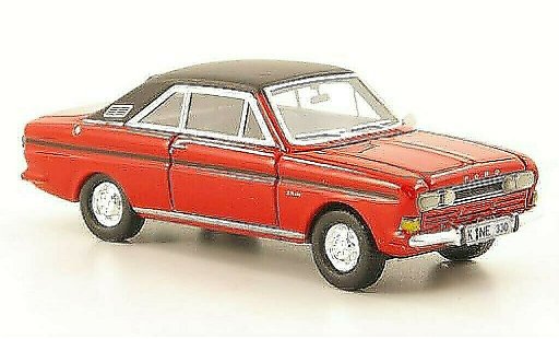 Ford Taunus 15M 1/87 Neo P6 Coupe rouge/noire 1968 miniature