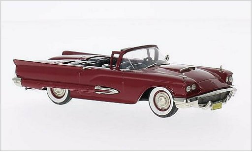 Ford Thunderbird Squarebird 1/43 Brooklin Cabriolet rouge 1959 miniature