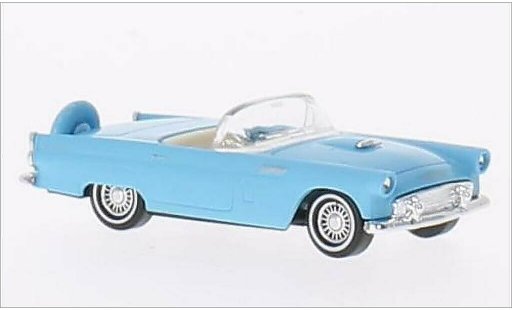 Ford Thunderbird Two-Seater 1/87 Busch Cabriolet bleu 1956 miniature