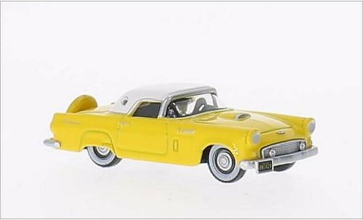 Ford Thunderbird Two-Seater 1/87 Oxford jaune/blanche 1956 miniature