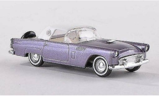 Ford Thunderbird Two-Seater 1/87 Busch Hardtop grise-lila 1956 miniature