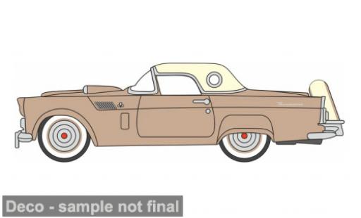 Ford Thunderbird 1/87 Oxford marron/beige 1956 1:87 miniature