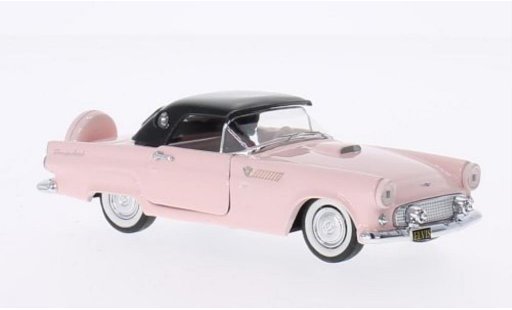 Ford Thunderbird Two-Seater 1/43 Rio rose/noire Elvis Presley Personal Car 1956 miniature