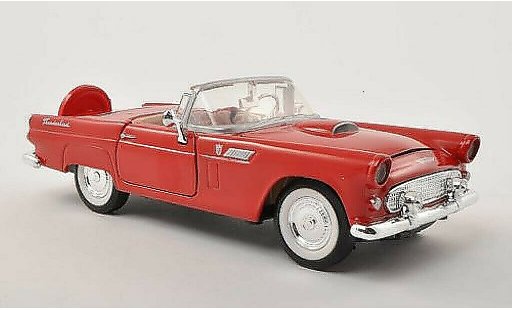 Ford Thunderbird Two-Seater 1/24 Motormax rouge 1956 miniature
