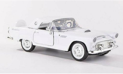 Ford Thunderbird Two-Seater 1/24 Motormax blanche 1956 miniature