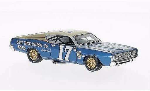 Ford Torino Berlina 1/43 Spark No.17 East Tenn. Motor Co. Darlington 400 1968 miniature