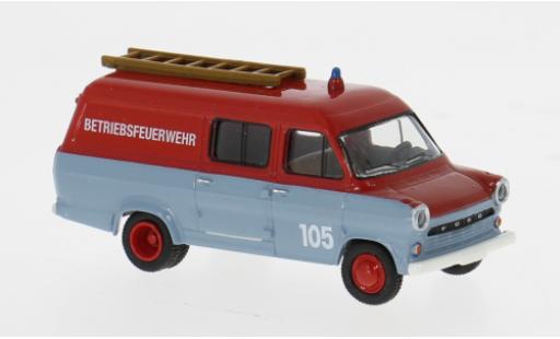Ford Transit 1/87 Brekina 1970 bleuegrisee Spedition 1:87 miniature