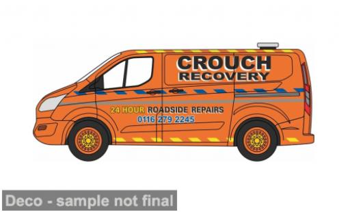 Miniature Ford Transit Custom orange Crouch Recovery 1/76 Oxford